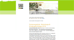 Desktop Screenshot of kunstschule-eigensinn.de